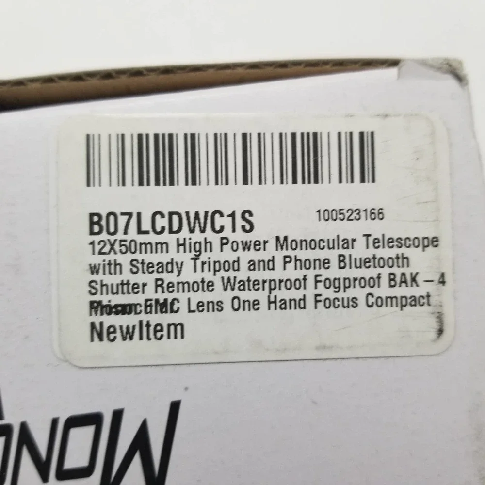Monocular Telescope - 12X50 High Power